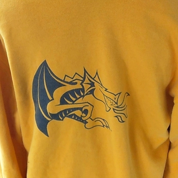 VTG 90S LEAGUE DREXEL UNIVERSITY DRAGON HOODIE WOMANS L - Picture 4 of 5
